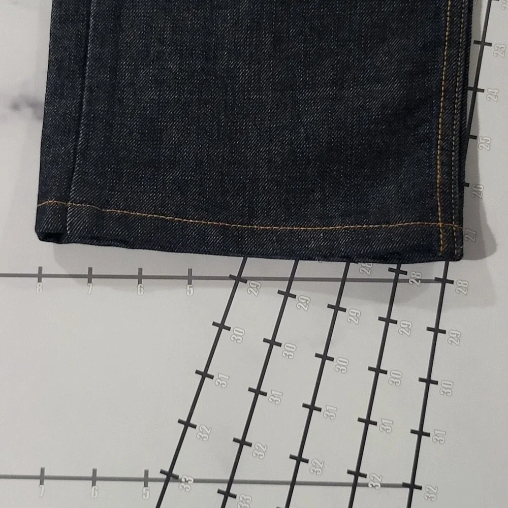 Hugo Boss Jeans Mens 30x28 Blue Alabama Dark Relaxed Straight Designer Tag 30x32